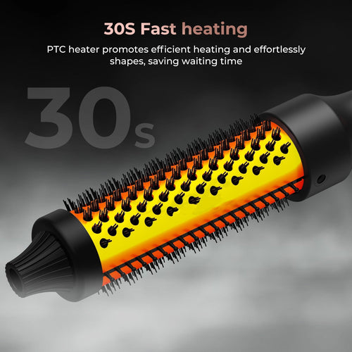 3-in-1 Curling Wand & Hair Straightener – Black Rose Gold Styling Tool