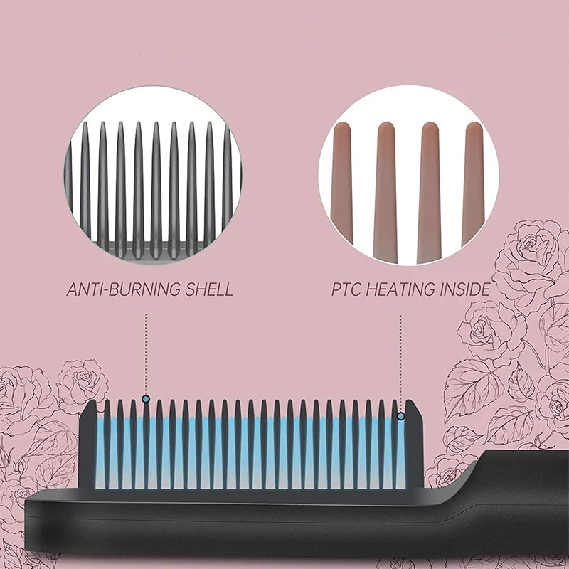 LUMERA Professional Hot Comb Hair Straightener