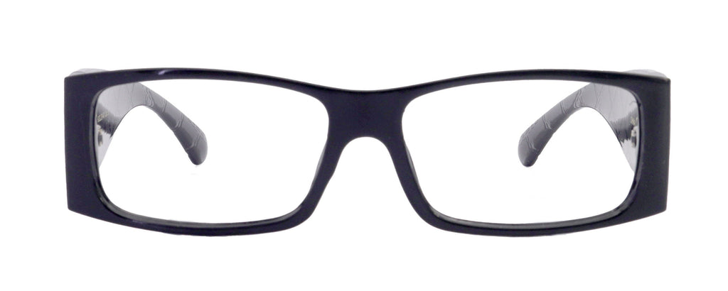 Assisi Reading Glasses, Black, Medium Frame, High End Readers, Bifocal,  Sun readers, Trendy Style,  NY Fifth Avenue